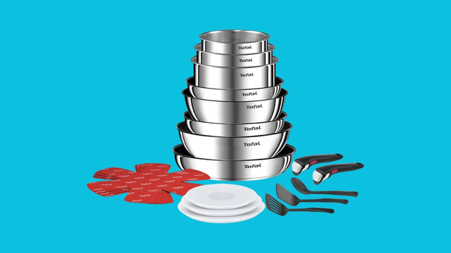 Equipez-vous avec Amazon et sa batterie de cuisine Tefal 20 pièces à moins de 130 euros