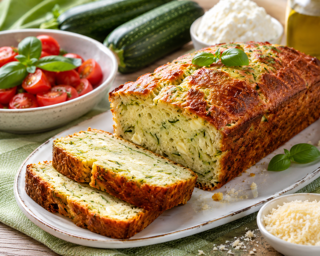 L'entrée d'été la plus facile du monde : ce gâteau courgette-ricotta à 4 ingrédients et 10 min de prépa a toujours un succès fou !