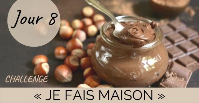 Challenge "je fais maison" Jour 8 : une pâte à tartiner