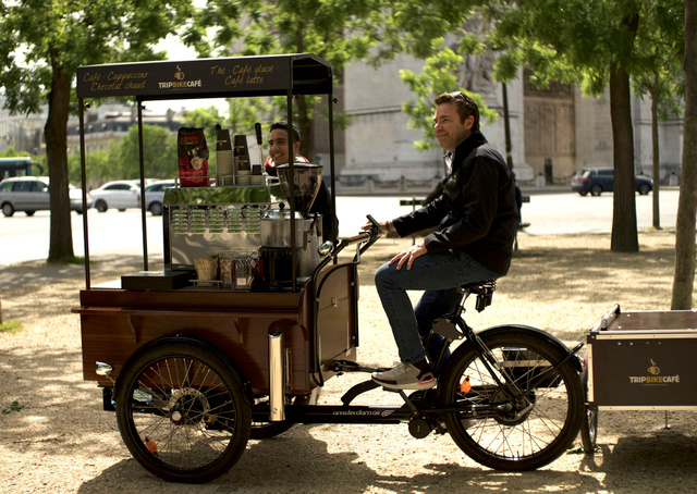 Trip Bike Café : des cafés italiens sur roues en plein Paris