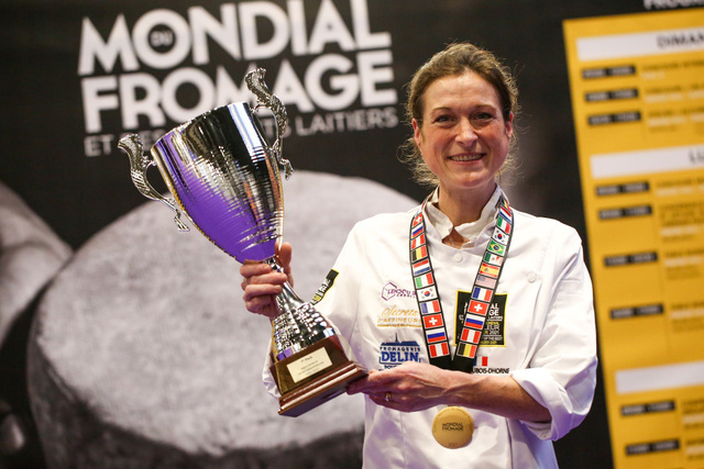 Une fromagère d'Arras (Pas-de-Calais) sacrée meilleure fromagère du monde