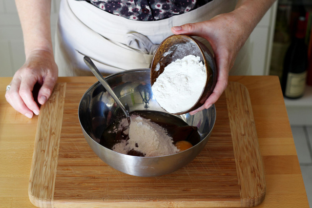 Diaporama "5 minutes de préparation pour ce brownie au Nutella