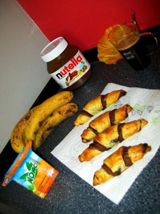 Image de Croissant au Nutella