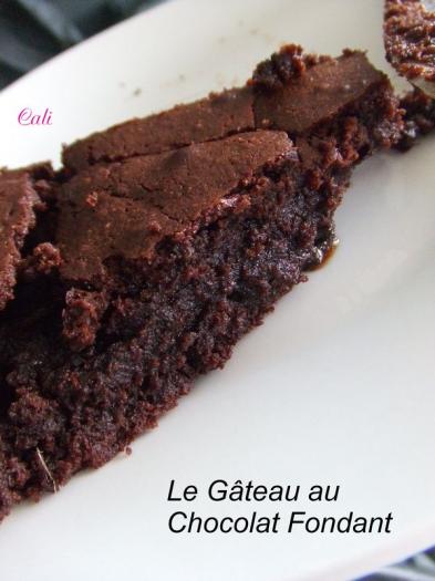 Recette Gateau Au Chocolat Fondant Maison 750g