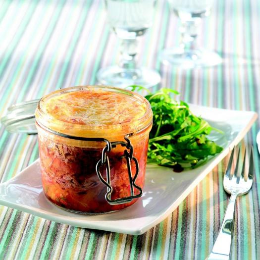 Recette Bocal De Parmentier De Canard Et Confit D Aubergines 750g