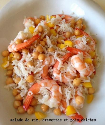 Recette Salade De Riz Crevettes Et Pois Chiche 750g