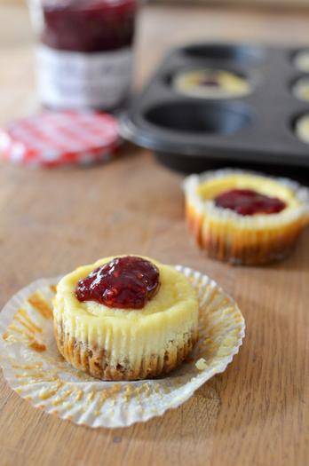 Recette Mini Cheesecakes à La Confiture De Framboises Bonne Maman