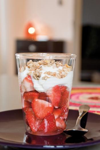 Recette - Trifle fraises et muesli | 750g