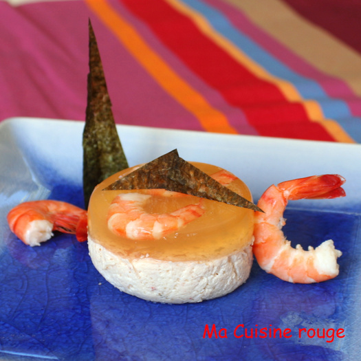 Recette Timbale de crabe et crevette et sa gelée de crustacés 750g